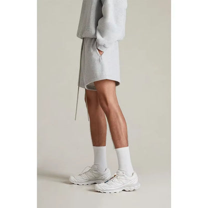 2024Ss Essential Sweatshirt Trousers Shorts Casual Loose Fit Fog Copied Trendy Brand Cross-Border Essential Shorts
